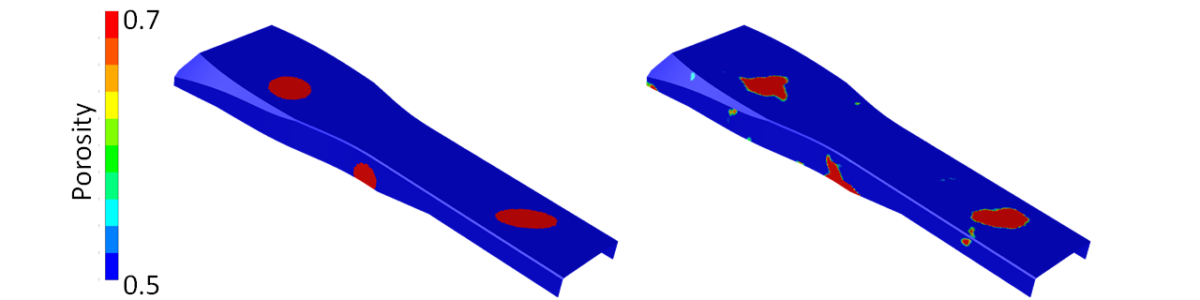 Work stream 5: Resin injection into reinforcement with uncertain heterogeneous properties: NDE and control